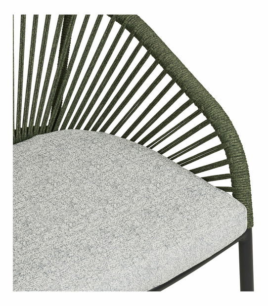 Zahradní židle Neavetaora 1 (šedá + zelená)