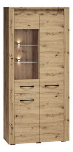 Policová skříň Anika 4 (dub artisan)