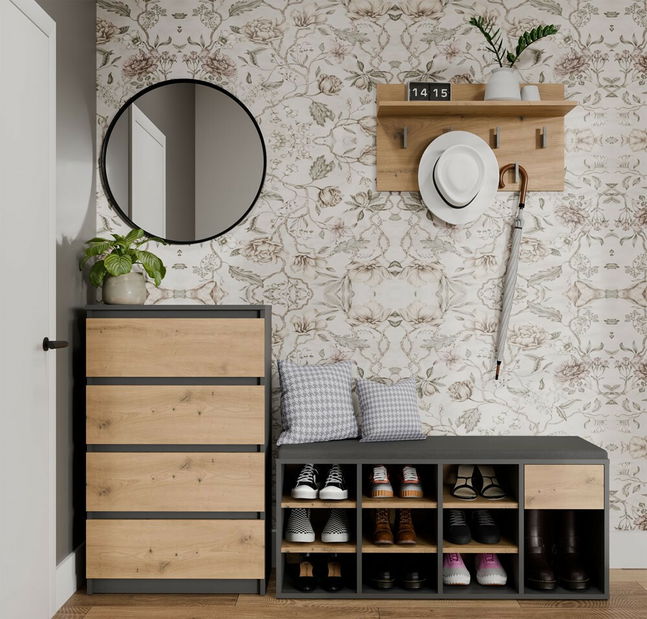 Botník Telos 1 (antracit + dub artisan)