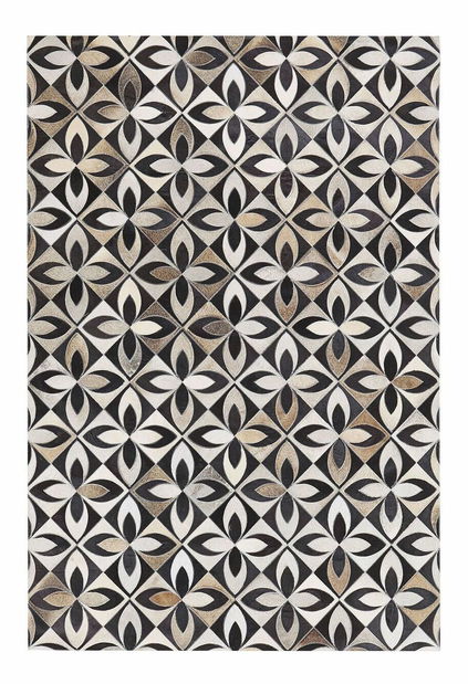 Koberec 140x200 cm ISIHU (patchwork hnědá)