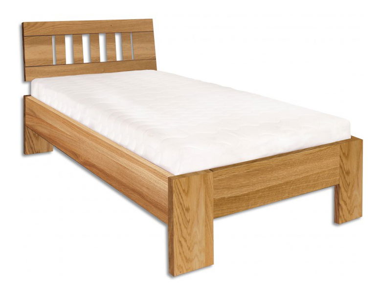 Jednolůžková postel 90 cm LK 283 (dub) (masiv)