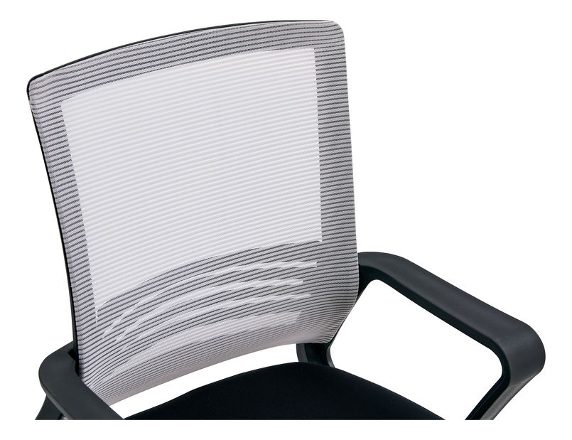 Kancelářská židle April (šedohnědá + černá)