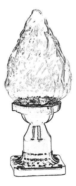 Venkovní nástěnné svítidlo Belinda (černá)