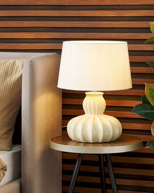 Stolní lampa Malza (béžová)