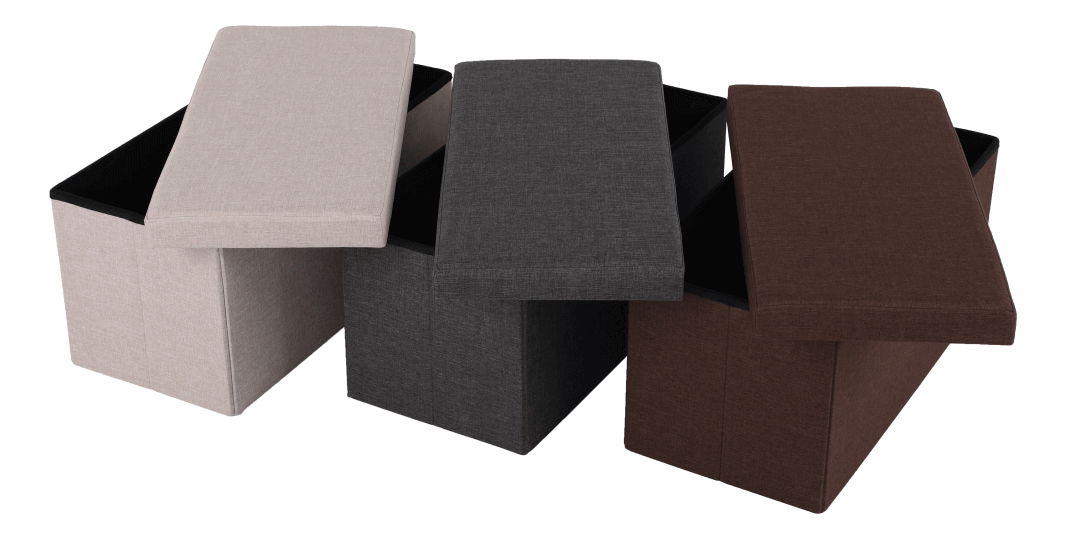 Taburet Osbournby (šedá)