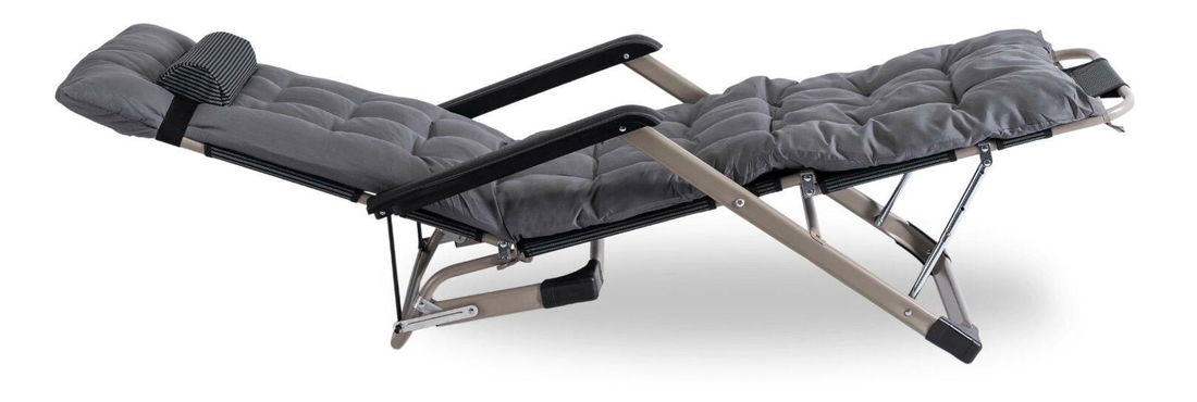 Zahradní lehátko Enfrenta (šedá)