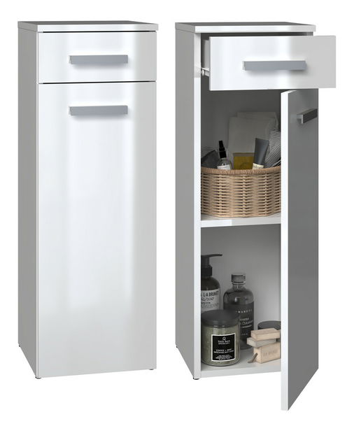 Koupelnová skříňka Neltossa 17 (lesk bílý)