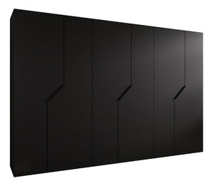 Šatní skříň Alaris 1 300 (černá)