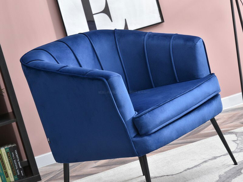 Křeslo Etimee F (námořnická + černá)