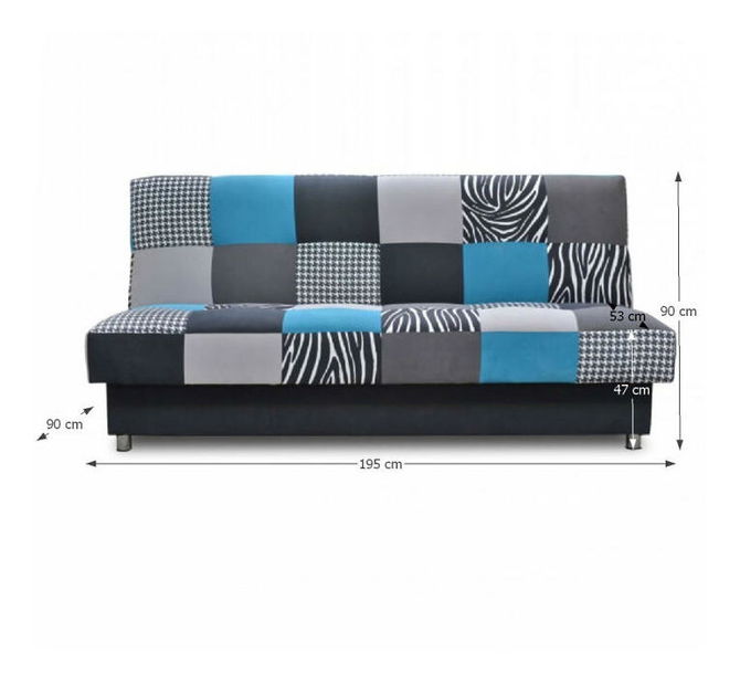 Pohovka Ardress tyrkysová