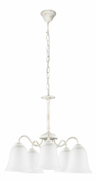 Závěsné svítidlo Fabiola 7261 (antická bílá + opálové sklo)