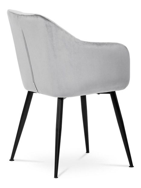 Jídelní židle Prevalecio (stříbrná)