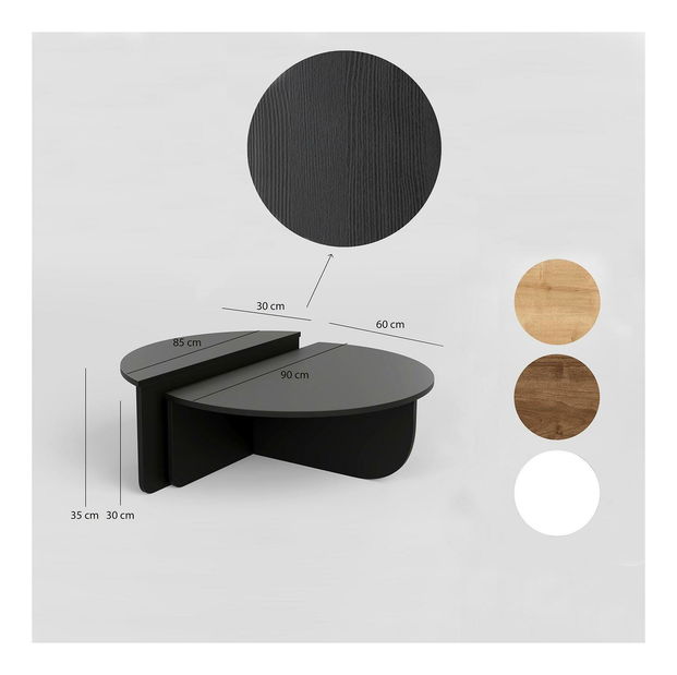 Konferenční stolek Podi (černá)