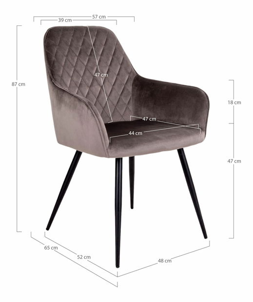 Jídelní židle Heravina 1 (světlohnědá)