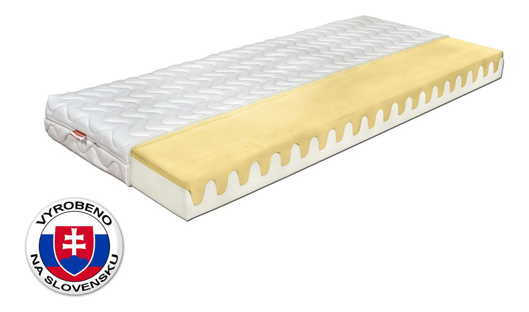 Pěnová matrace Benab Wave Memory Expert 200x90 cm (T2/T3)