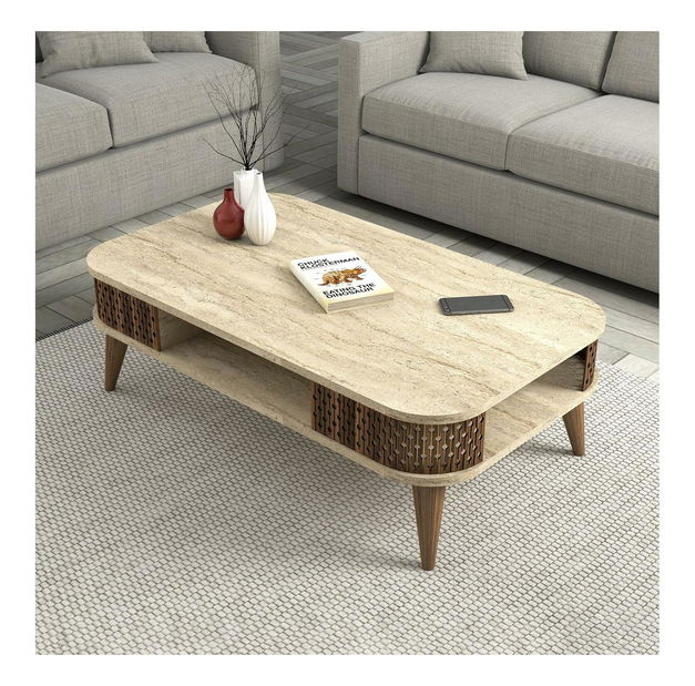 Konferenční stolek Essex (travertin)