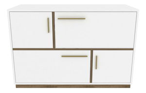 Skříňka Maresolla (bílá + ořech)