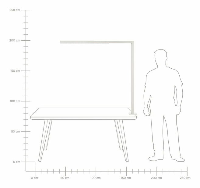 Stolní lampa Octza (stříbrná)