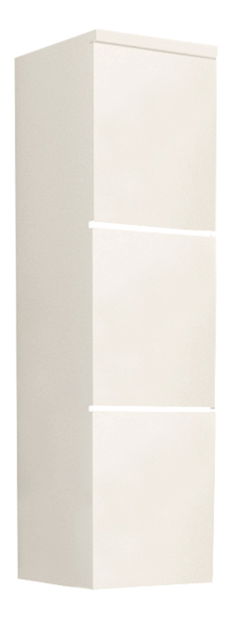 Koupelnová skříňka Maeve (bílá + bílá extra vysoký lesk)