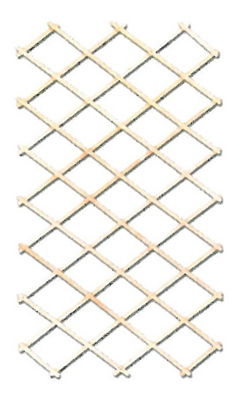 Zahradní mřížka na zeď MO220