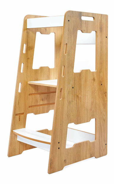  Učící věž Learnie (naturální + bílá)