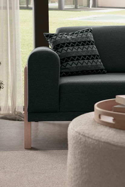 Rohová sedačka Vendy (šedá) (L)