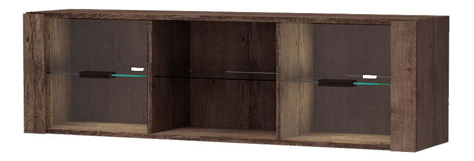 Vitrína Indie 21 (jasan tmavý)