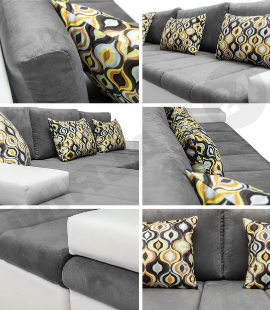 Rohová sedací souprava Katana (medová)