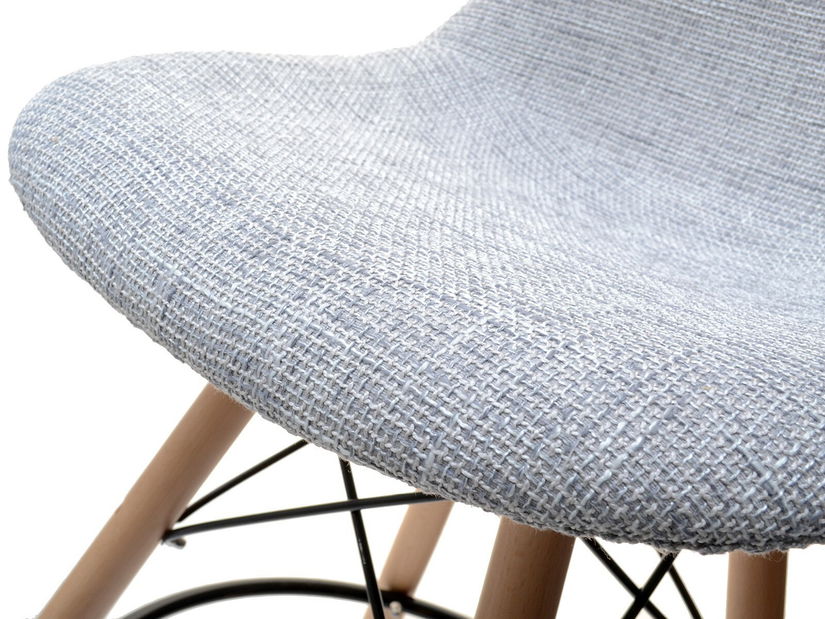 Židle Epsie (dřevo + šedá)