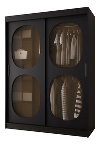 Šatní skříň 150 cm Boomer 2 (černá)