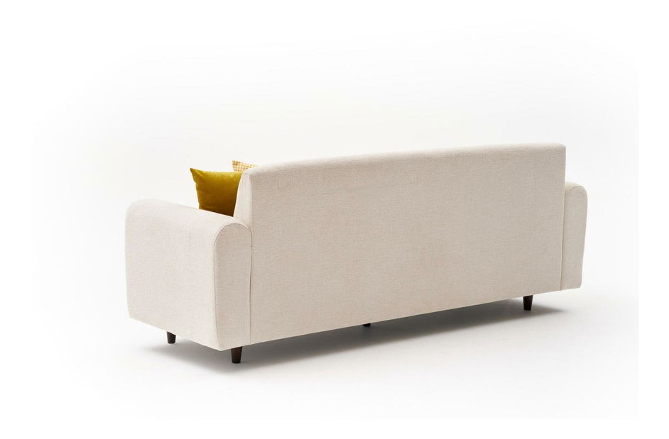 Pohovka trojsedačka Noyalepo C (krémová + ořech)