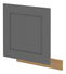 Dvířka na vestavnou myčku nádobí Lucid ZM 596 x 570 (dub artisan + dustgrey)