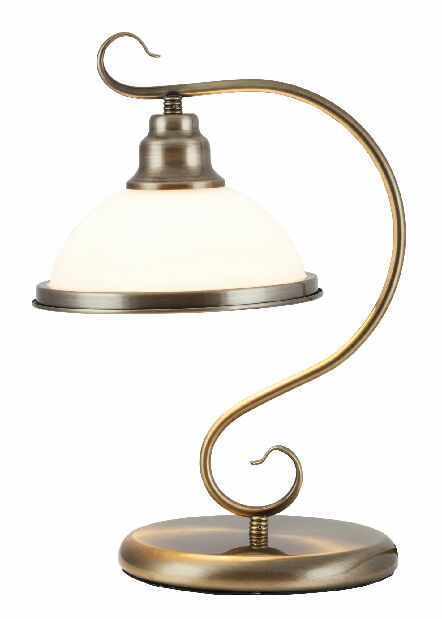 Stolní lampa Elisett 2752 (bronzová + bílá)