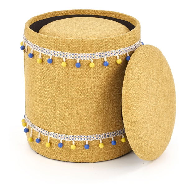 Set 2 ks. taburetů Garanno (žlutá)