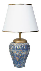 Stolní lampa Rialessta 5 (bílá + modrá)