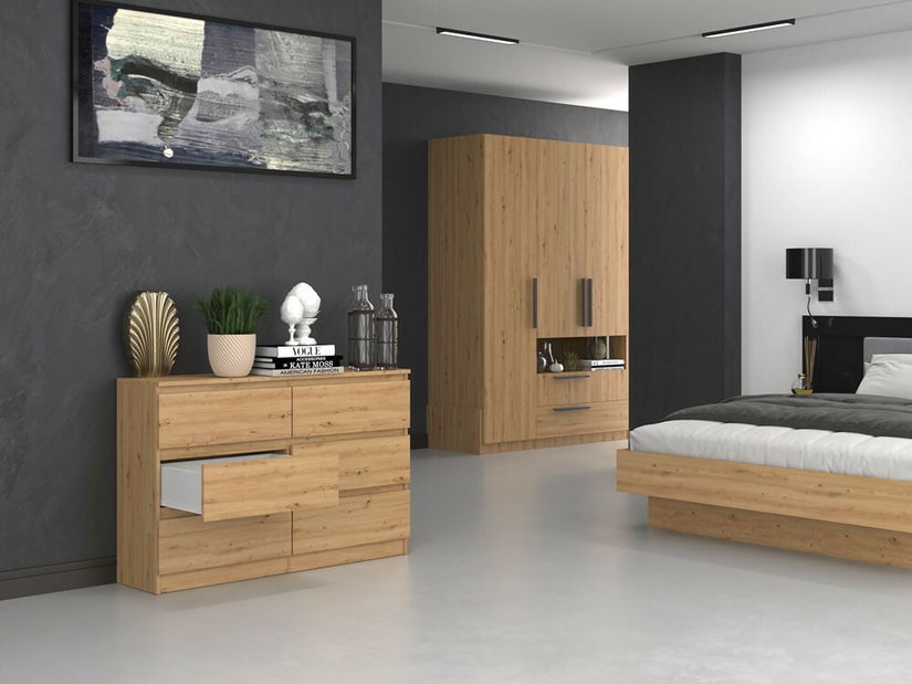 Komoda Musecalo 6 120 (dub artisan)