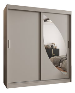 Šatní skříň 180 cm Milain (kašmír)