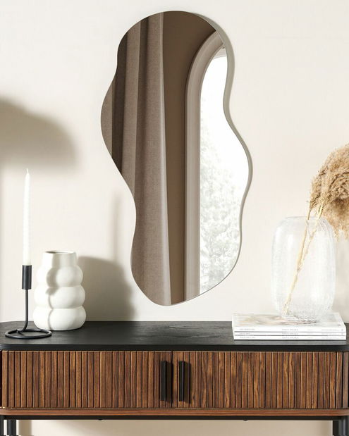 Nástěnné zrcadlo Alban (stříbrná)