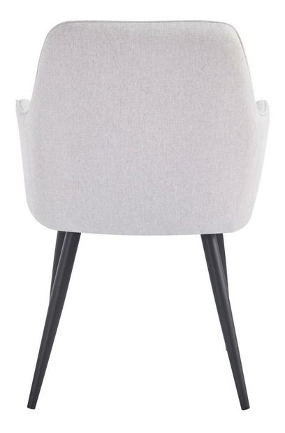 Designové křeslo Oskarsi (světle šedá + černá)