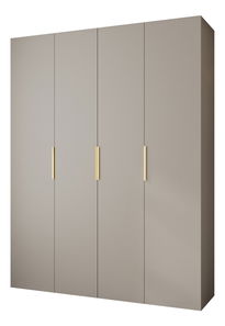 Šatní skříň 190 cm Carmela 40-4 (kašmír + zlatá)
