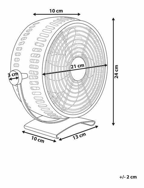 Ventilátor Regor (stříbrná)