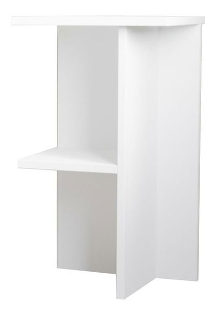Noční stolek Lanay (bílá)