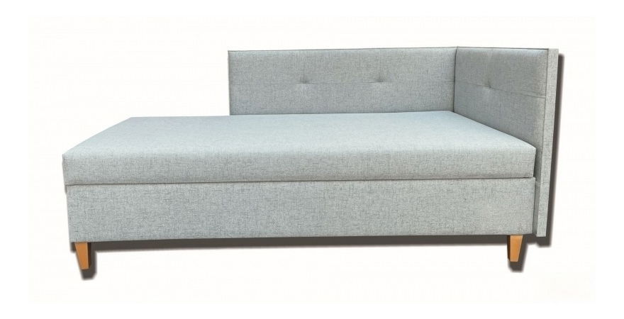 Jednolůžková postel (válenda) 80 cm Alissa (se sendvičovou matrací Erik) (P)