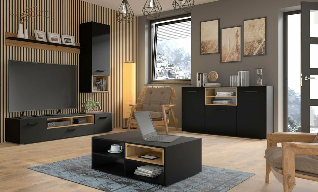 Police Anikka A (dub artisan + matná černá)