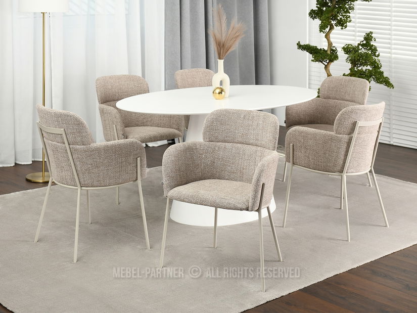 Židle Baggie K (béžová + šedá)