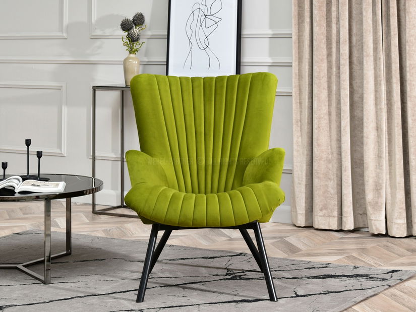 Designové křeslo Lanzaris (zlatá)