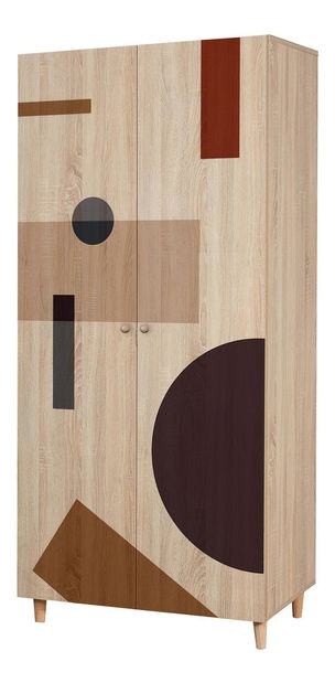 Šatní skříň Lydie 969 (dub sonoma)