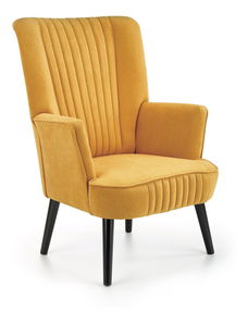 Relaxační křeslo Deanne (hořčicová)