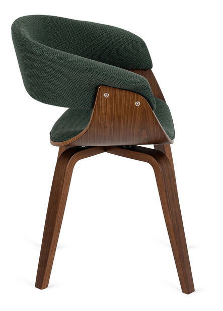  Jídelní židle Generosas 2 (tmavě zelená + ořech)