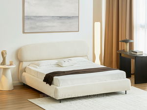 Manželská postel 180 cm Asesora 180 (krémová + černá)